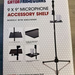 Gator Frameworks Accessory Shelf Microphone 