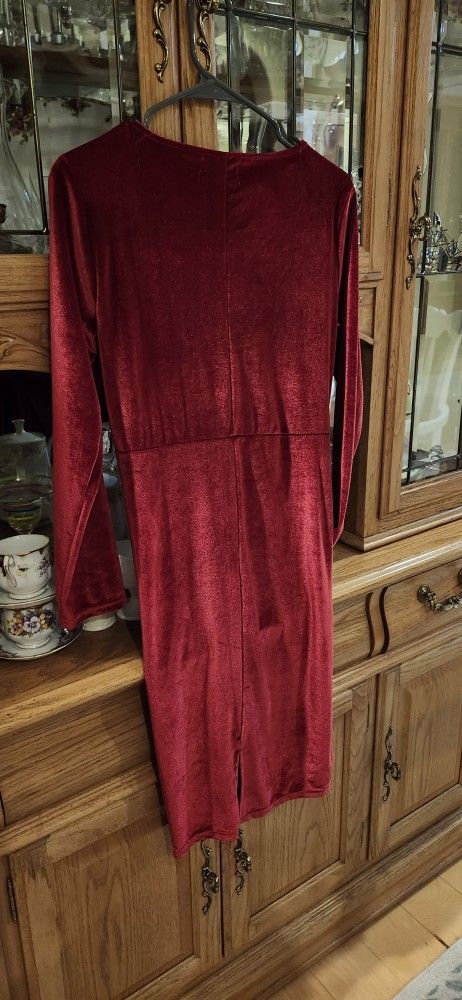 Red Velvet Dress