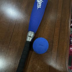 LA Dodgers Franklin Toddler Baseball Bat & Ball
