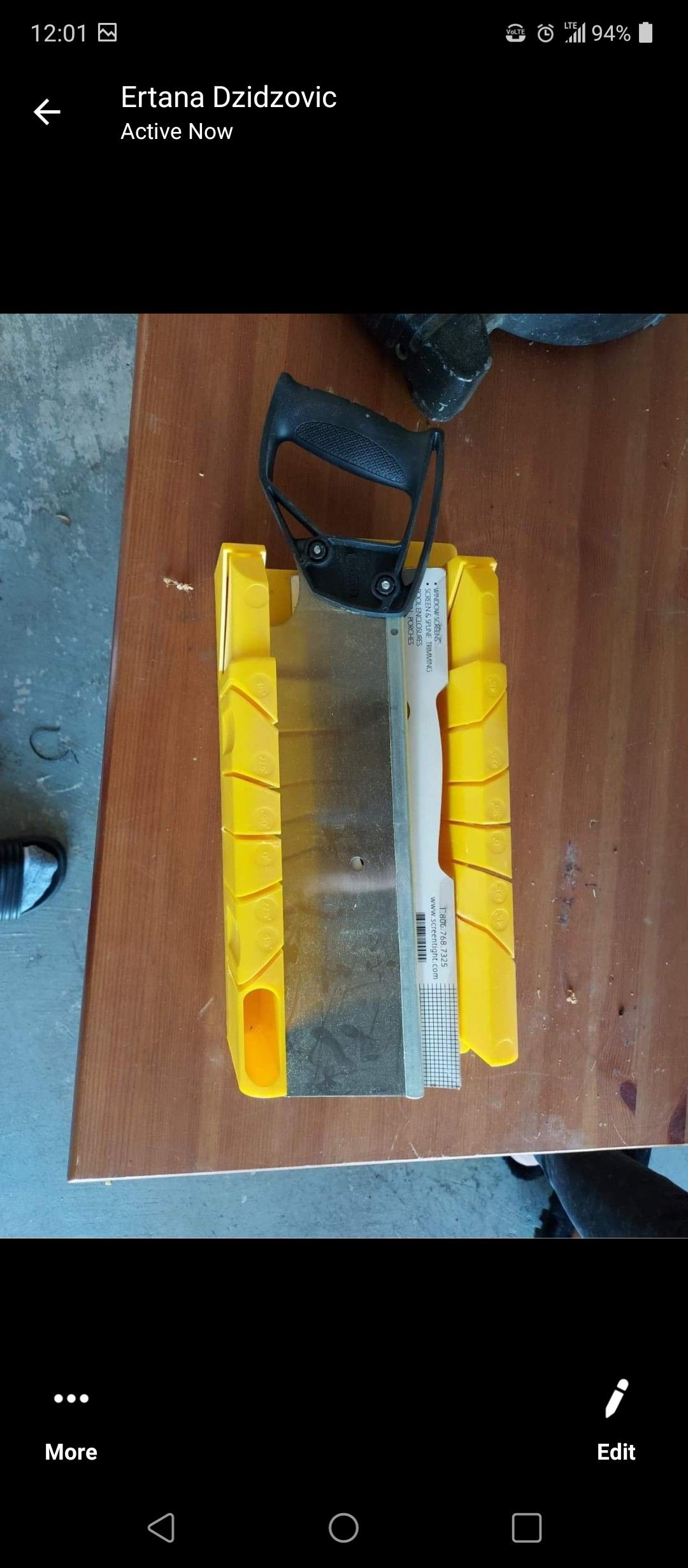 Miter saw w/the box