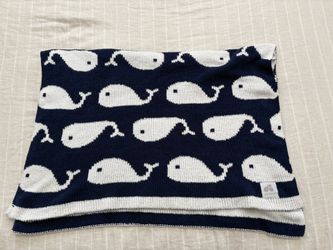 Just Born Whale Baby Blanket