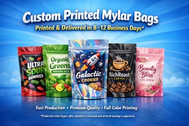 Custom Mylar Bags - Graphic Design deposit 