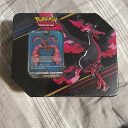 Crown Zenith Galarian Moltres Tin