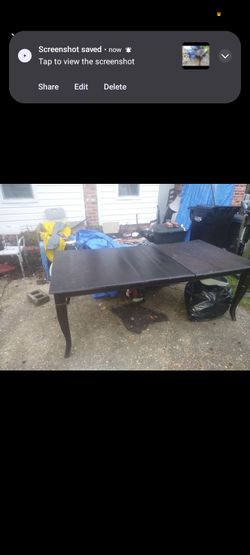 Dark Wood Dining Table