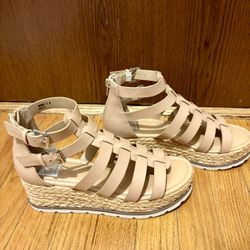 Cream Color Flat Sandal 