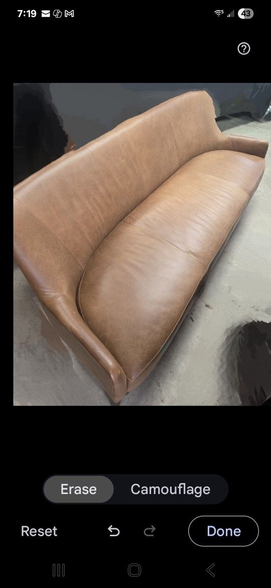 HBF Leather Sofa