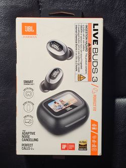 JBL Live Buds 3 Bluetooth In-Ear Earbuds Active Noise Cancellation, Black