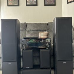 Pioneer VSX-820-K + Fluance Surround Sound Home Theater