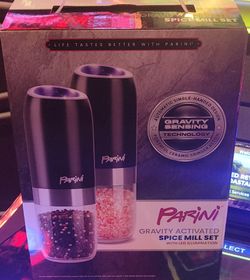 parini gravity activated spice mill set