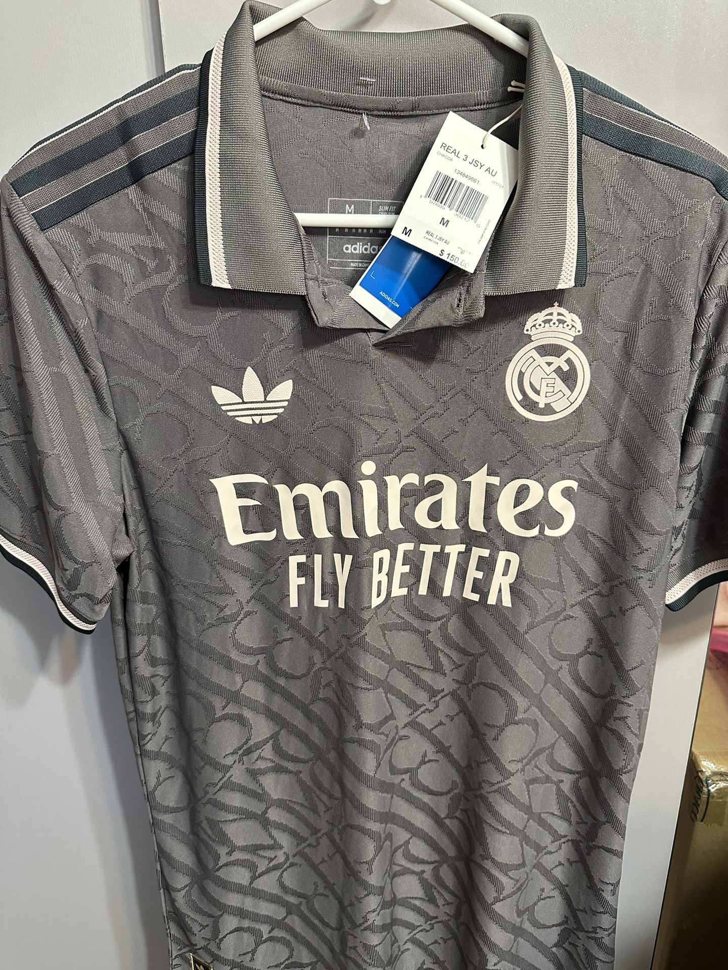 ADIDAS REAL MADRID 24/25 AUTHENTIC JERSEY BRAND NEW W/TAGS (IY1761)