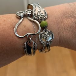 Charming Fork And Spoon Handle Bracelets 