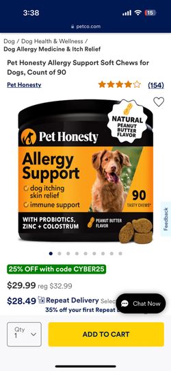 Pet Honesty Allergy Support 