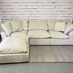 Joybird Bryant Modular Sectional Sofa Cream