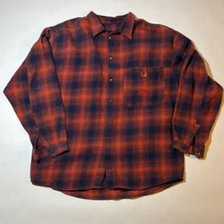 Quicksilver Red/Blue Flannel L/XL