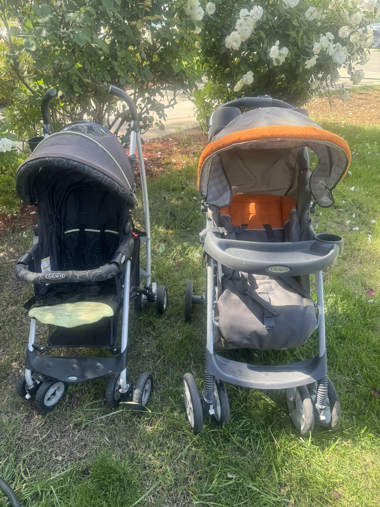 2 Strollers $15 and $25; Both For $35