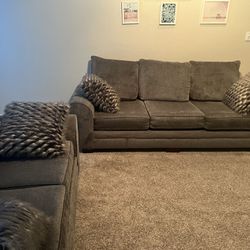 Sofa and Loveseat …. #couch#