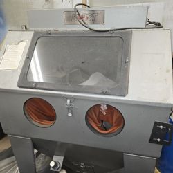 Industrial Blast Cabinet + Dust Collector – $900