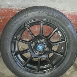 Sparco Wheels And Wimter Continental Tires 
