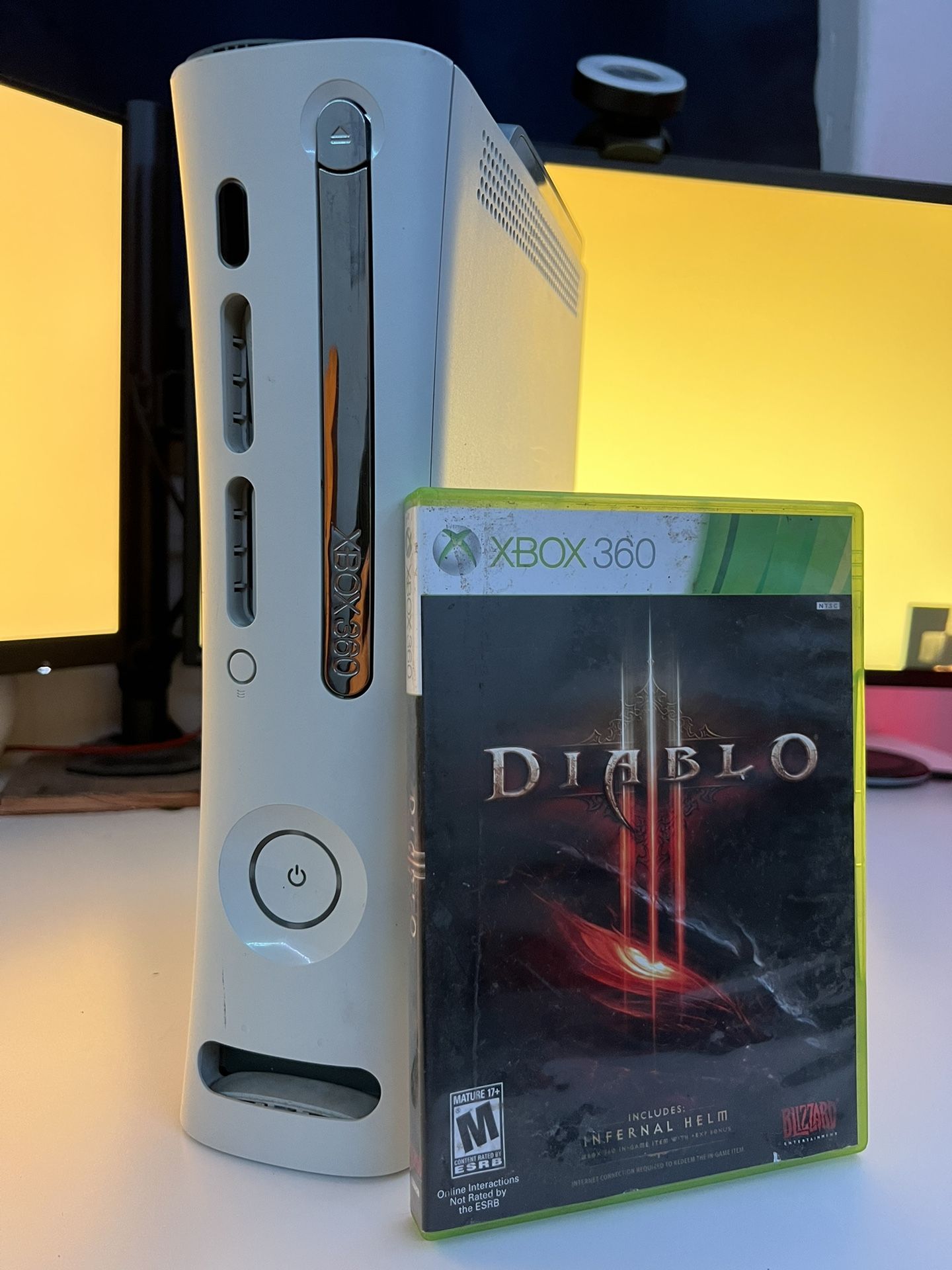 Xbox 360 With Diablo Game