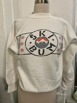 Vintage Ski Rum White Sweater S