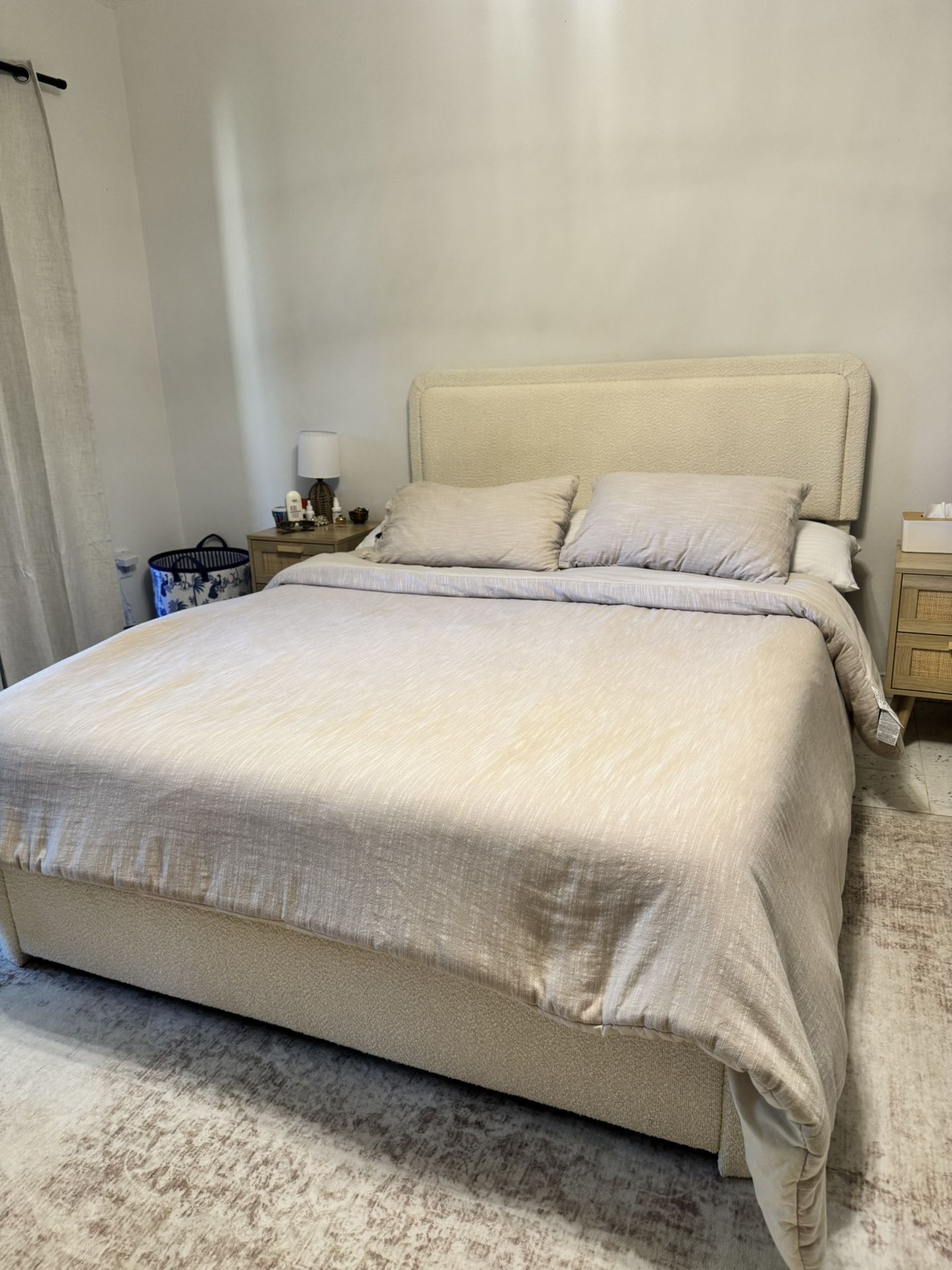 Queen Bed Frame + Mattress
