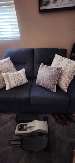 Dark Blue Couch/Love Seat