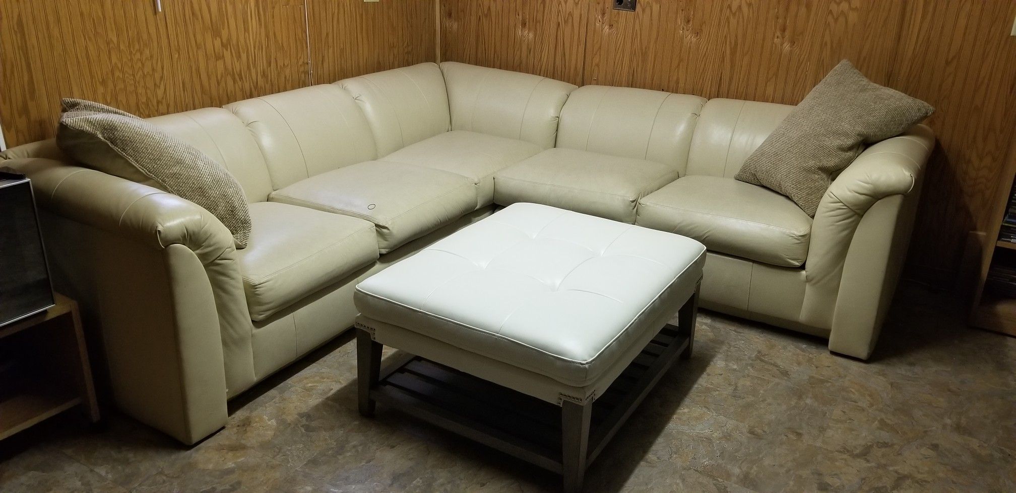 John M. Smithe Sectional with Ottoman