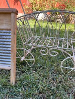 Buggy & wash board $10