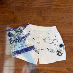 Eric Emanuel Shorts White Skyline