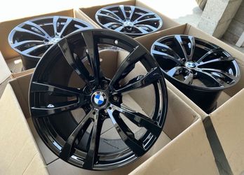 20” Wheels Fit  BMW X5 Gloss Black Wheels X6 Rims New 