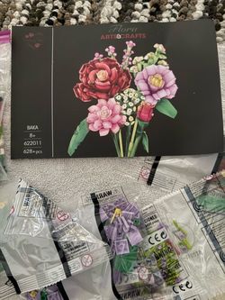 flower building bouquet set