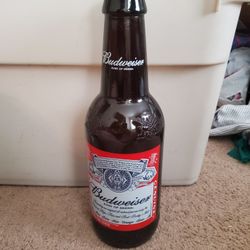 Collectors Item Big Budweiser Bottle.