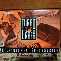 Turbografx-16 Mini console complete in box