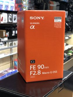 Sony FE 90mm f/2.8 Macro G OSS Lens