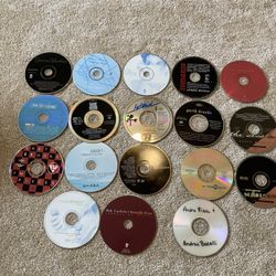 18 CDs from Garth Brooks to U2 to show tunes All work well 