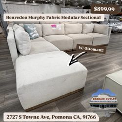 Henredon Murphy Fabric Modular Sectional 