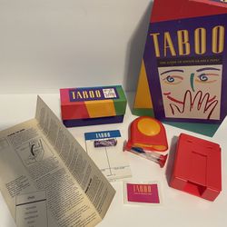 Taboo - The Game Of Unspeakable Fun! Milton Bradley 1989