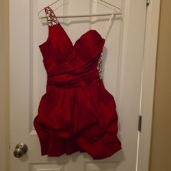 Red Formal Dress, short
