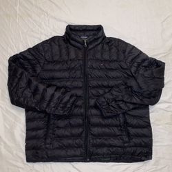 Tommy Hilfiger Men's Packable Puffer Jacket "Black" - Size 2XL (XXL)