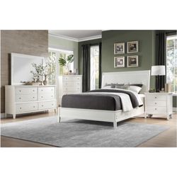 White bedroom set