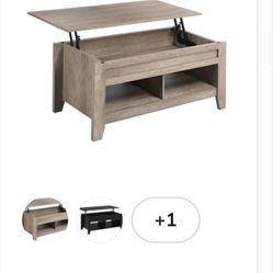 Table With Storage Hideout 