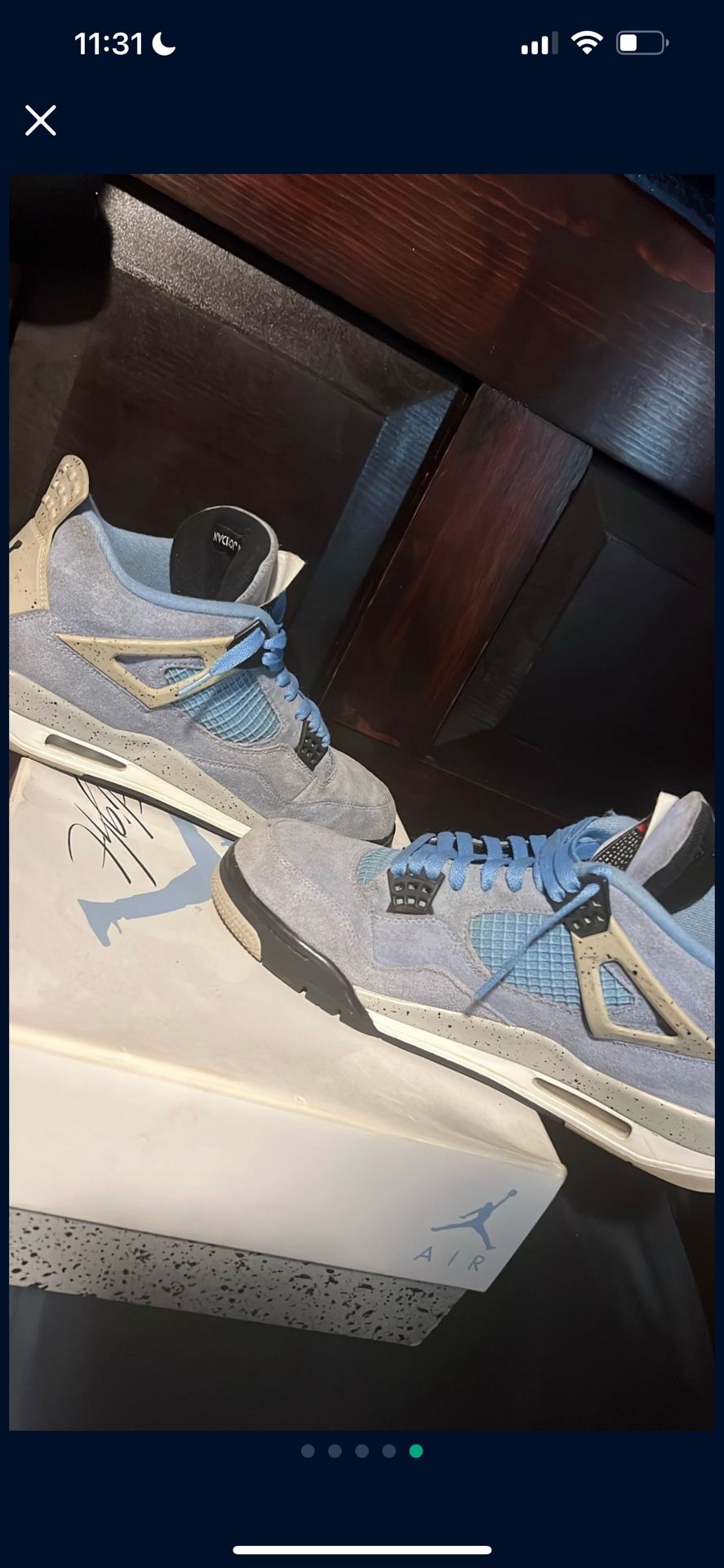 Jordan 4 University Blue