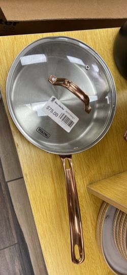 Viking Stainless Steel Skillet with Lid