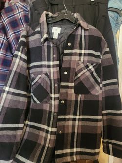 H&M Medium Flannel jacket Like New
