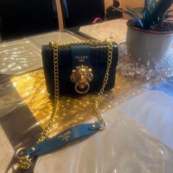 Women’s P Dark Green Crocodile 🐊 Skin Bag 