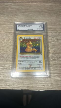 Dragonite Holo Fossil 4/62