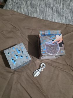 Minecraft Diamond Ore Night Light Blue $10 each