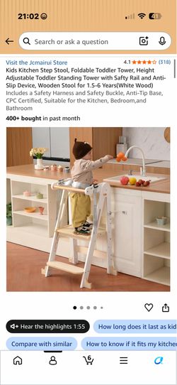 kids kitchen step stool