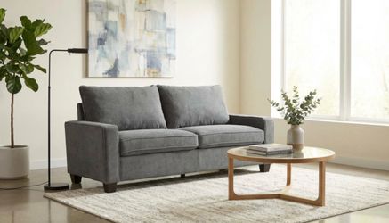 Living Spaces 80” deep seated sofa for sale