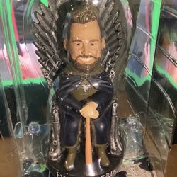 Evan Longoria MLB Tampa Bay Rays Game Of Thrones Iron Throne Bobble Head + Flag